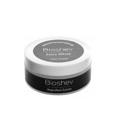 Bioshev Professional Ακρυλική Σκόνη Νυχιών Extra White 45gr