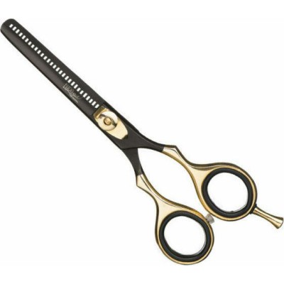 Eurostil Ψαλίδι Αραιώματος Black & Gold 5.5"