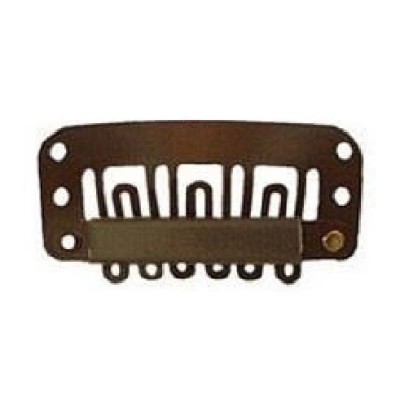 Καστανό Κλιπ Για Τρέσες 1τμχ