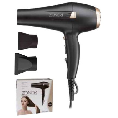 Eurostil Zonda Professional Tecnologia 3 Black/Gold 2400W