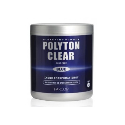 Farcom Polyton Clear Σκόνη Αποχρωματισμού Μπλε 500gr