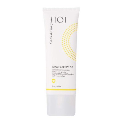 Geek & Gorgeous Zero Feel Sunscreen SPF 50 75ml
