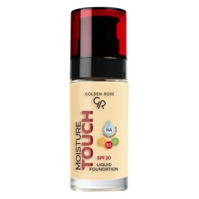 Golden Rose Moisture Touch Liquid Foundation No 102 30ml