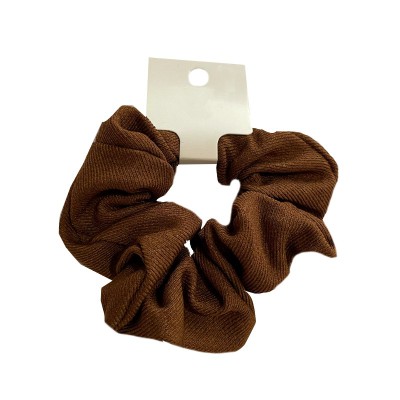 Scrunchie Καφέ Βαμβακερό