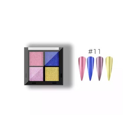 Παλέτα Σκόνη Με Glitter 4 Χρωμάτων Solid Colour Magic No.11
