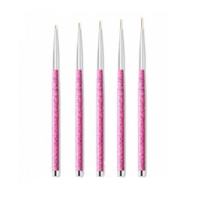 Πινέλα Nail Art Γραμμικού 5τμχ