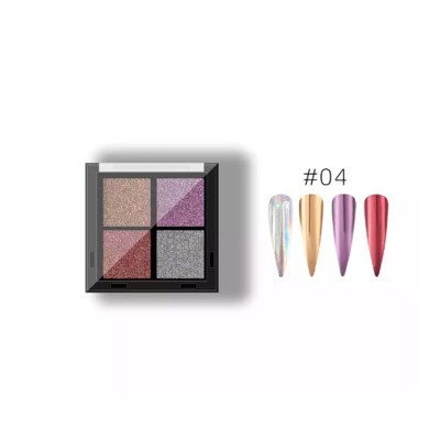 Παλέτα Σκόνη Με Glitter 4 Χρωμάτων Solid Colour Magic No.4
