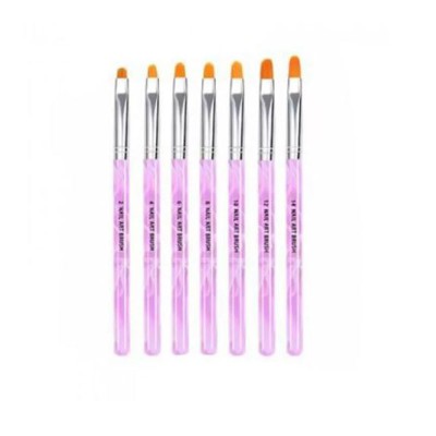 Σετ Πινέλα Gel Nail Art 7τμχ