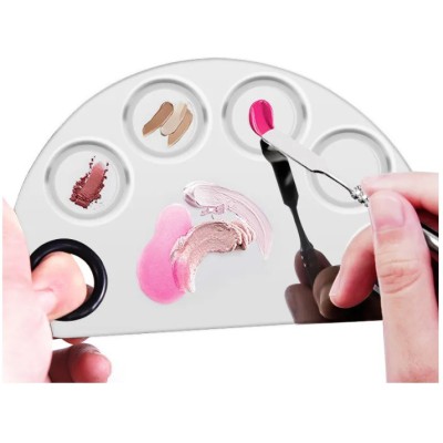 Ανοξείδωτη Παλέτα Ανάμειξης Χρωμάτων Με Ανοξείδωτη Σπάτουλα 