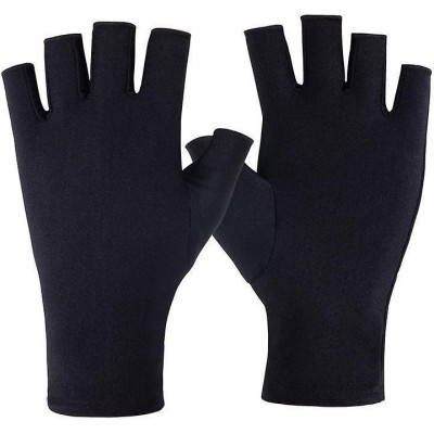 Γάντια Προστασίας Από Ακτινοβολία UV Για Μανικιούρ Μαύρα 2 τμχ