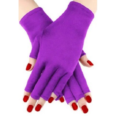 Γάντια Προστασίας Από Ακτινοβολία UV Για Μανικιούρ Μωβ 2 τμχ