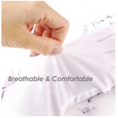 Γάντια Προστασίας Από Ακτινοβολία UV Για Μανικιούρ Λευκά 2 τμχ