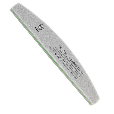 Peggy Sage Professional Manicure 2 Way Chunky Half Moon Nail File 100/180