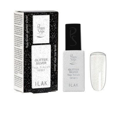 Peggy Sage Professional I Lak Top Coat Glitter Silver 11ml