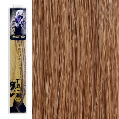 SHE by Socap Hair Extensions Τούφα 100% Φυσική Τρίχα HEX8000L Ίσια Μαλλιά Φυσικά Χρώματα No. 12 (10τμχ)
