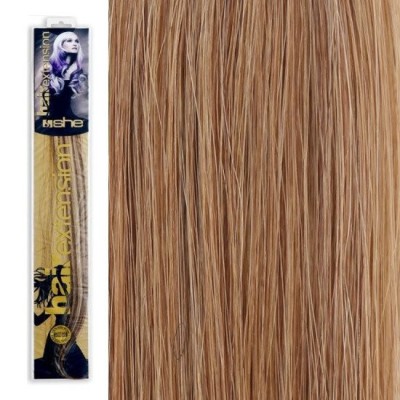 SHE by Socap Hair Extensions Τούφα 100% Φυσική Τρίχα HEX8000L Ίσια Μαλλιά Φυσικά Χρώματα No. 14 (10τμχ)