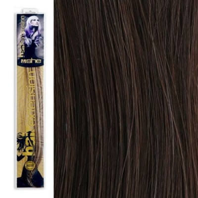 SHE by Socap Hair Extensions Τούφα 100% Φυσική Τρίχα HEX8000L Ίσια Μαλλιά Φυσικά Χρώματα No. 2 (10τμχ)