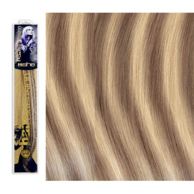 SHE by Socap Hair Extensions Τούφα 100% Φυσική Τρίχα HEX8000L Ίσια Μαλλιά Δίχρωμη No. Μ14/1001 (10τμχ)