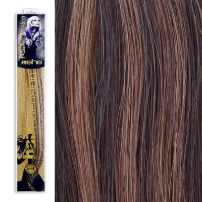 SHE by Socap Hair Extensions Τούφα 100% Φυσική Τρίχα HEX8000L Ίσια Μαλλιά Δίχρωμη No. 2.17 (10τμχ)