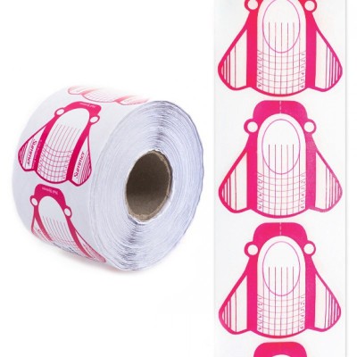 Φόρμες Επιμήκυνσης Νυχιών Σε Κόκκινο Χρώμα 500τμχ