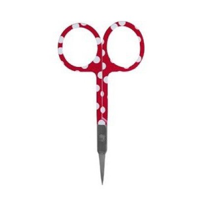 Ψαλιδάκι Κόκκινο Πουά Από Ανοξείδωτο Ατσάλι KL2003391-007