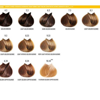 Farmavita Life Color Plus 10.34 Ξανθό Πλατινέ Ντορέ Χάλκινο